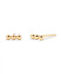 ფოტო #1 პროდუქტის 14K Gold-Plated Vermeil Arden Earrings