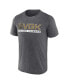 ფოტო #3 პროდუქტის Men's Heather Charcoal Vegas Golden Knights Playmaker T-shirt
