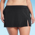 Lands' End Women's UPF 50 Tummy Control Swim Skirt - Black 2X