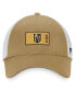 Men's Gold, White Vegas Golden Knights Authentic Pro Trucker Snapback Hat