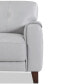Фото #14 товара Ashlinn 84" Pastel Leather Sofa, Created for Macy's