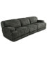 Фото #1 товара Sebaston 3-Pc. Fabric Sofa with 3 Power Motion Recliners, Created for Macy's