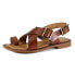 Diba True Candy Jam Flat Womens Brown Casual Sandals 21647-905