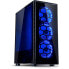 Фото #1 товара Inter-Tech CXC2 - Tower - PC - Black - ATX - ITX - micro ATX - Tempered glass - Blue