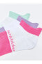 Renk Bloklu Kadın Patik Çorap 3'lü Paket