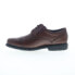 Фото #3 товара Rockport Charles Road Cap Toe V80557 Mens Brown Wide Oxfords Cap Toe Shoes