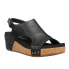 Фото #2 товара Corkys Volta Ii Studded Wedge Womens Black Casual Sandals 41-0334-BKSM