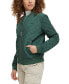 Фото #6 товара Women's Diamond Quilted Casual Bomber Jacket