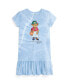 ფოტო #1 პროდუქტის Big Girls Tie-Dye Polo Bear Cotton T-shirt Dress