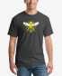 ფოტო #2 პროდუქტის Men's Bee Kind Word Art Short Sleeve T-shirt