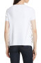 Фото #2 товара Alice + Olivia Women's Ivan Ruffle Split Side Sweater Top Shirt White Small