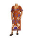 ფოტო #1 პროდუქტის Plus Size Nala Print Maxi Dress