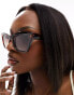 Фото #4 товара AJ Morgan razzy cateye sunglasses in tortoiseshell