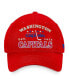 ფოტო #1 პროდუქტის Men's Red Distressed Washington Capitals Heritage Vintage-Like Adjustable Hat