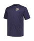 Men's Navy Chicago Bears Big and Tall Two-Hit Throwback T-shirt