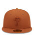 Фото #3 товара Men's Brown Philadelphia Phillies Spring Color 59FIFTY Fitted Hat