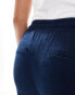 Фото #5 товара Vero Moda Maternity linen blend tapered trousers in navy