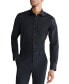 Фото #1 товара Men's Slim Fit Supima Stretch Long Sleeve Button-Front Shirt