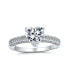 Кольцо Bling Jewelry 2CT CZ Solitaire Heart Shaped