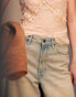 Topshop denim jort in dirty bleach