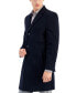 Фото #3 товара Men's Barge Classic Fit Wool/Cashmere Blend Solid Overcoat