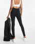 ASOS DESIGN Tall high waist skinny fit tailored trousers in black Черный, 44 - фото #5