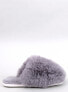 Фото #3 товара Тапочки CALVERT Grey Fur Slip-Ons