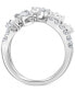 ფოტო #6 პროდუქტის EFFY® Diamond Multi-Shape Crossover Ring (1-5/8 ct. t.w.) in 18k White Gold or 18k Yellow Gold