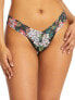 Фото #1 товара Hanky Panky 272790 Women Baroque Blooms Low Rise Thong Black/Multi One Size