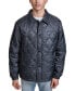 Фото #1 товара Men's Diamond Quilted Coaches Jacket