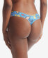 ფოტო #2 პროდუქტის Women's Printed Daily Lace Low Rise Thong Underwear