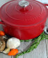 French Enameled Cast Iron 3.25 Qt. Round Dutch Oven