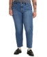 Фото #1 товара Trendy Plus Size 501® Cotton High-Rise Jeans