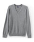 Фото #1 товара Men's School Uniform Unisex Cotton Modal Vneck Pullover Sweater
