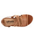 Фото #8 товара Softwalk Tula S2009-271 Womens Brown Extra Wide Leather Strap Sandals Shoes 6