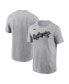 Фото #1 товара Men's Heather Charcoal Los Angeles Dodgers Local Home Town T-Shirt