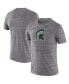 Фото #1 товара Men's Gray Michigan State Spartans Team Logo Velocity Legend Performance T-shirt