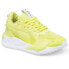 Puma RsZ Neon Lace Up Womens Yellow Sneakers Casual Shoes 38486201