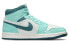 Фото #2 товара Кроссовки женские Jordan Air Jordan 1 Mid "Bleached Turquoise" Найдено 300