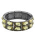 ფოტო #1 პროდუქტის Hematite-Tone Stretch Bracelet