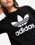 adidas Originals Trefoil regular t-shirt in black