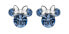 Glittering silver Minnie Mouse stud earrings ES00028SDECL.CS