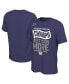 Фото #1 товара Big Boys Purple College Football Playoff 2024 Sugar Bowl Champions Locker Room T-shirt