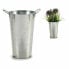 Planter With handles Silver (15 x 23,5 x 20 cm) (24 Units)