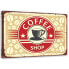 Wandbilder Retro Vintage Kaffee Schild