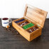 Фото #2 товара Хранение продуктов Relaxdays бамбуковая чайная коробка с 4 отделениями