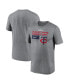 ფოტო #1 პროდუქტის Men's Heather Charcoal Minnesota Twins 2023 Postseason Legend Performance T-shirt
