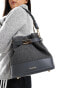 River Island wool bucket bag in grey