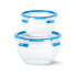 Фото #2 товара Groupe SEB N1011600 Clip & Close Frischhaltedosen 2er Set rund Transparent/Blau