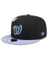 Men's Black/Purple Washington Nationals Grape Big League Chew Flavor Pack 9FIFTY Snapback Hat